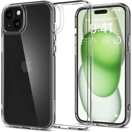 Spigen Ultra Hybrid iPhone 15 Plus Case - Clear, Spigen 8809896749923 8809896749923
