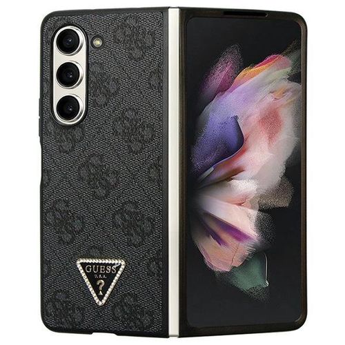 Guess Leather 4G Diamond Triangle case for Samsung Galaxy Z Fold 5 - black, Guess 3666339173906 3666339173906