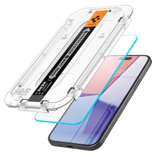 Spigen Glas.tR EZ Fit Tempered Glass for iPhone 15 Plus / 16 Plus - 2 pcs., Spigen 8809896752060