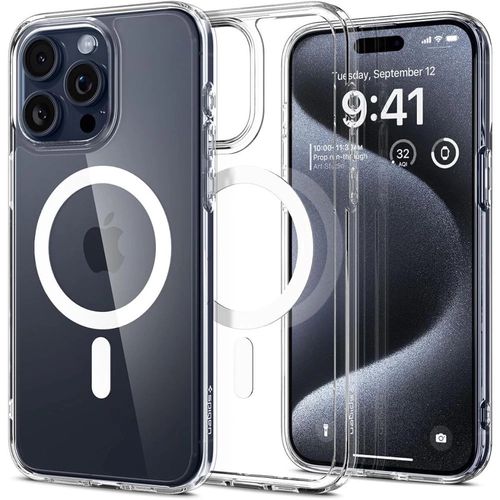 Spigen Ultra Hybrid Mag Case with MagSafe for iPhone 15 Pro - White, Spigen 8809896750462 8809896750462