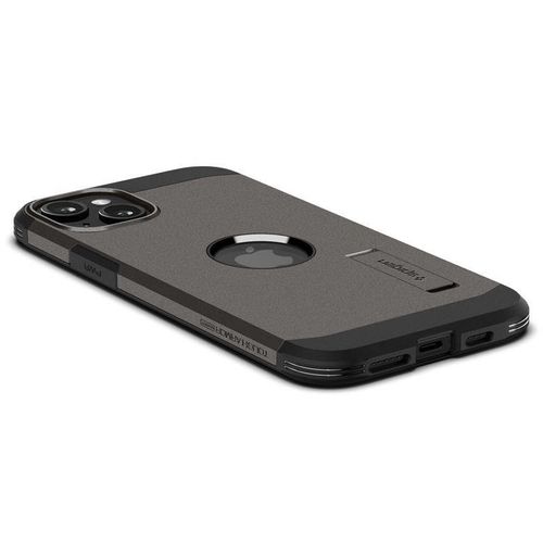 Spigen Tough Armor MagSafe Case with Stand for iPhone 15 Plus - Metallic Gray, Spigen 8809896750073 8809896750073