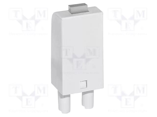 Module protecting; socket; Indication: LED; Colour: green RELPOL M31G