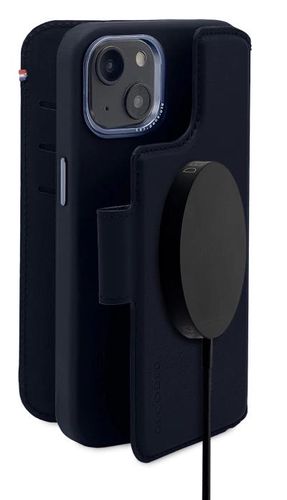 Decoded Detachable Wallet Case Leather with MagSafe with Flip for iPhone 14 Plus - Navy Blue, Decoded D23IPO14MDW5NY D23IPO14MDW5NY