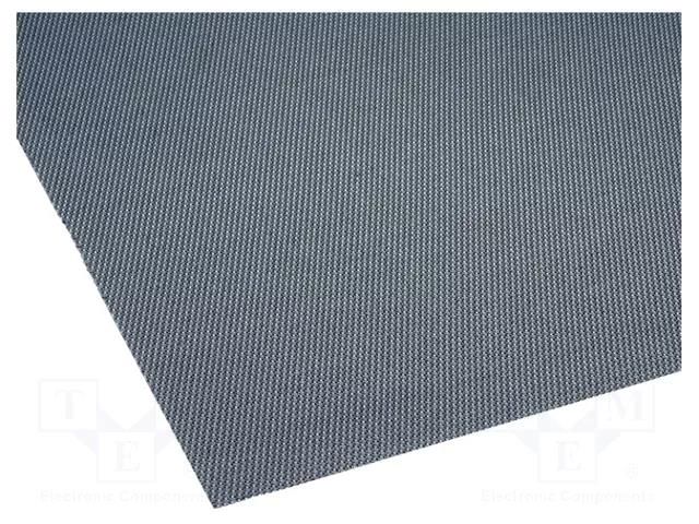 Acoustic cloth; 1400x700mm; grey 4CARMEDIA CLT.30.107
