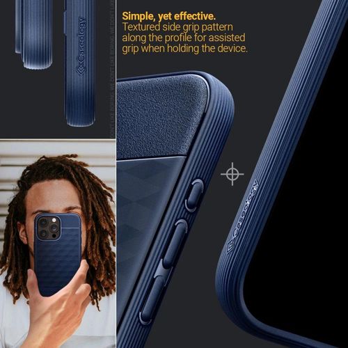 Caseology Parallax Mag Case with MagSafe for iPhone 15 Pro Max - Navy, Spigen 810083833538 810083833538