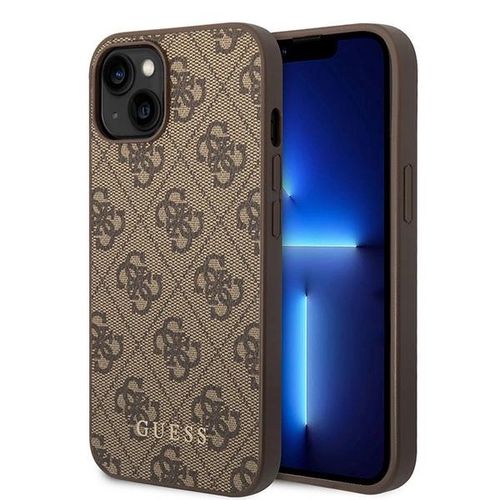 Guess GUHCP15MG4GFBR iPhone 15 Plus 6.7&quot; brown/brown hard case 4G Metal Gold Logo, Guess 3666339171711 3666339171711