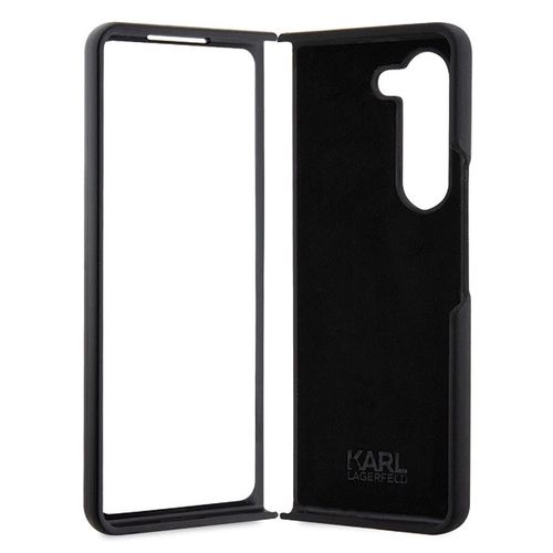 Karl Lagerfeld KLHCZFD5SNIKBCK Z Fold5 hardcase black/black Silicone Ikonik, Karl Lagerfeld 3666339174064 3666339174064