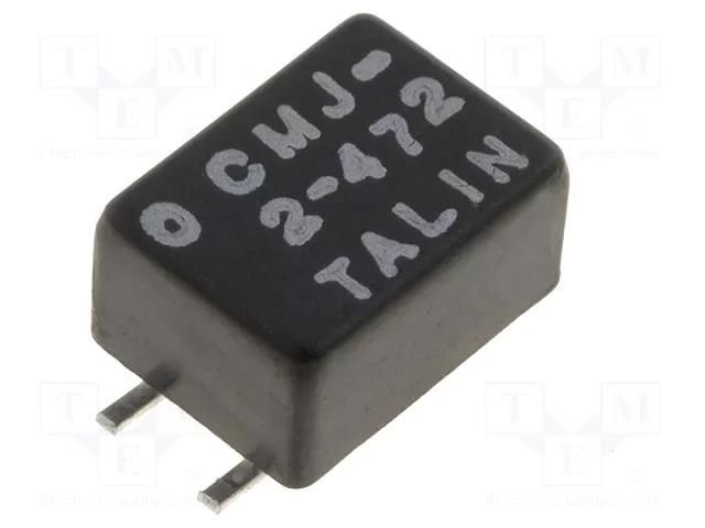 Inductor: wire; SMD; 200mA; 840mΩ; Induct.of indiv.wind: 4700uH TALEMA CMJ2472