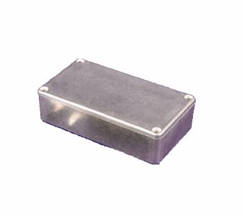 Diecast Aluminum Enclosure 115x64x26mm grey HAMMOND 1550WB 623980057347