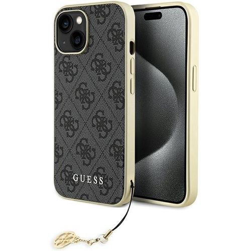 Guess 4G Charms Collection case for iPhone 15 - gray, Guess 3666339171667 3666339171667