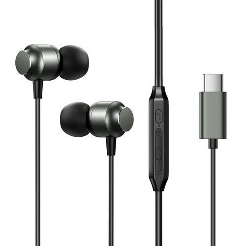 Joyroom JR-EC06 USB-C in-ear headphones - gray, Joyroom 6956116770150 6956116770150