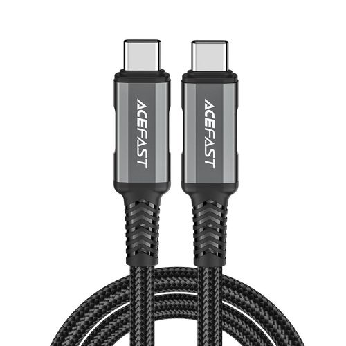 Acefast C1-09 USB-C / USB-C USB4 PD3.1 cable 5A 1m - gray-black, Acefast 6974316282631 6974316282631