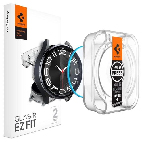 Spigen Glas.tR EZ Fit tempered glass for Samsung Galaxy Watch 6 Classic (43 mm) - 2 pcs., Spigen 8809896753821 8809896753821