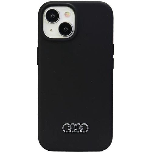 Audi Silicone Case for iPhone 15 Plus - black, Audi 6955250226561