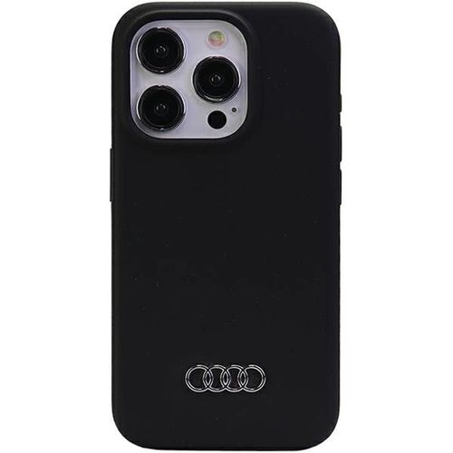 Audi Silicone Case for iPhone 15 Pro - black, Audi 6955250226554