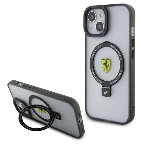 Ferrari FEHMP15SUSCAH iPhone 15 6.1&quot; transparent hardcase Ring Stand 2023 Collection MagSafe, Ferrari 3666339170929 3666339170929