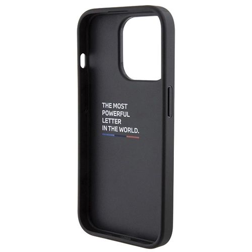 BMW Grip Stand Smooth & Carbon case for iPhone 15 Pro - black, BMW 3666339204464 3666339204464