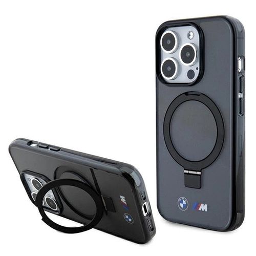 BMW Ring Stand M Collection MagSafe Case for iPhone 15 Pro - Black, BMW 3666339196479 3666339196479