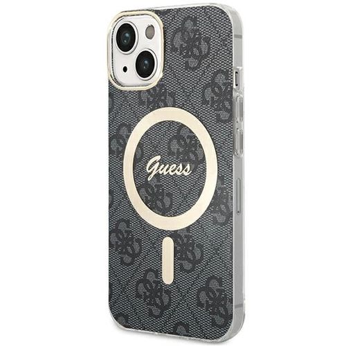 Guess IML 4G MagSafe case for iPhone 15 - black, Guess 3666339194543 3666339194543