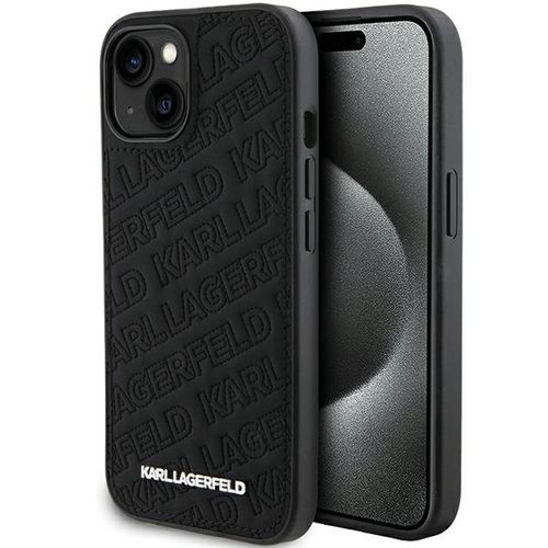 Karl Lagerfeld Quilted K Pattern case for iPhone 15 - black, Karl Lagerfeld 3666339165031 3666339165031