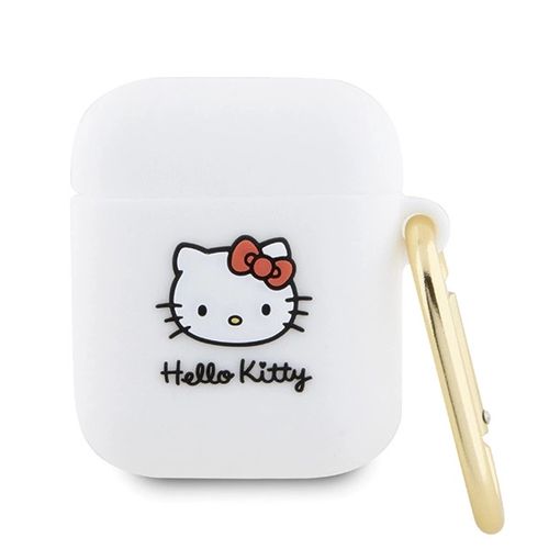 Hello Kitty Silicone 3D Kitty Head case for AirPods 1/2 - white, Hello Kitty 3666339189754