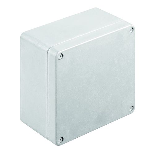Metal housing, Klippon K (aluminium empty enclosure), Aluminium enclosure, 160 x 160 x 91 mm Weidmuller 1565290000 04008190030070