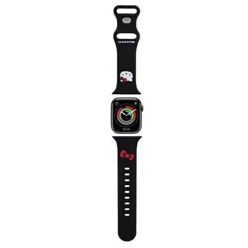 Hello Kitty Silicone Kitty Head strap for Apple Watch 38/40/41mm - black, Hello Kitty 3666339211950 3666339211950