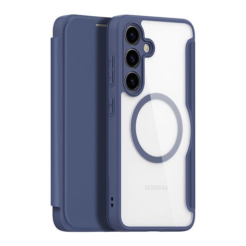 Dux Ducis Skin X Pro case for Samsung S24 with magnetic ring and flap - blue, Dux Ducis 6934913021637