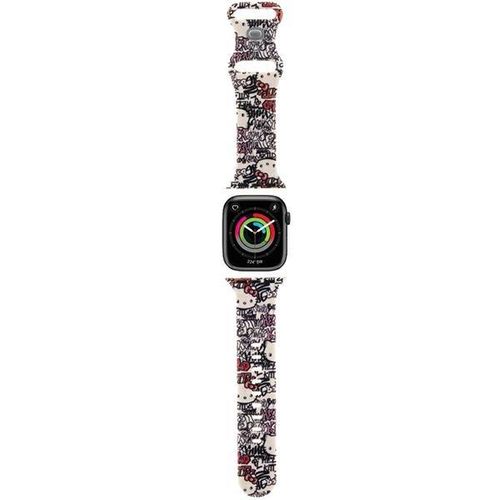 Hello Kitty Silicone Tags Graffiti strap for Apple Watch 38/40/41mm - beige, Hello Kitty 3666339190354