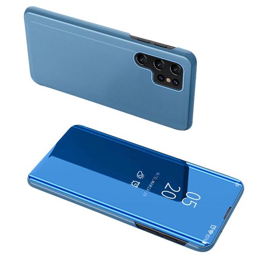 Clear View Case for Samsung S24+ with flap - blue, Hurtel 5907769359552 5907769359552