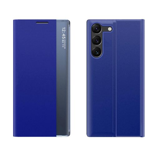 New Sleep View Case for Samsung S24 with flap - blue, Hurtel 5907769359736 5907769359736
