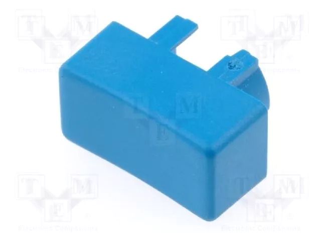 Button; rectangular; blue; 12.5x6.5mm; plastic MEC MEC1P00
