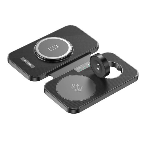 Choetech T616-F 3in1 inductive charger compatible with Apple and Samsung devices - black, Choetech 6932112105691