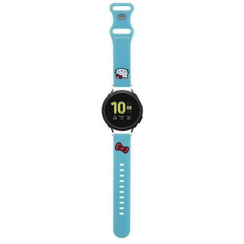 Hello Kitty Silicone Kitty Head strap universal 20mm - blue, Hello Kitty 3666339212001