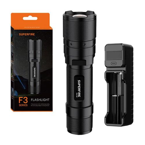 Flashlight Superfire F3-L2, 570lm, Superfire F3-L2