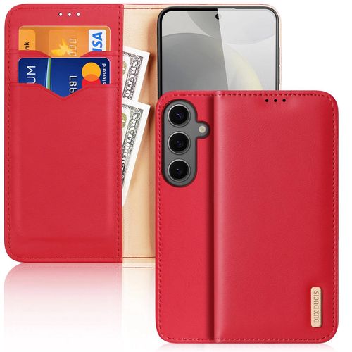 Dux Ducis Hivo case with flap and RFID blocker for Samsung Galaxy S24+ - red, Dux Ducis 6934913021835 6934913021835