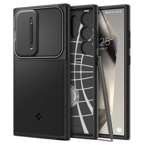 Spigen Optik Armor Case for Samsung Galaxy S24 Ultra - Black, Spigen 8809971221986 8809971221986