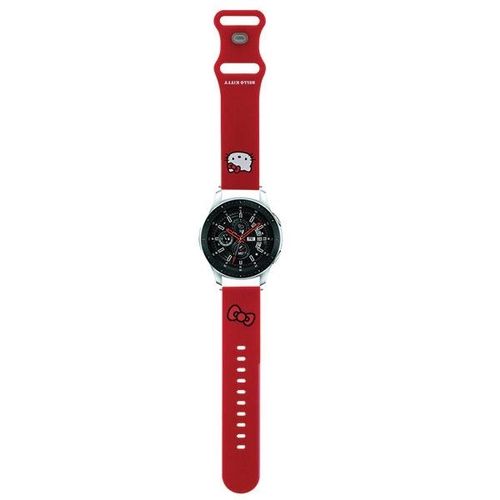Hello Kitty Silicone Kitty Head strap universal 22mm - red, Hello Kitty 3666339211943