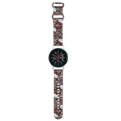 Hello Kitty Silicone Tags Graffiti strap universal 22mm - pink, Hello Kitty 3666339212100 3666339212100