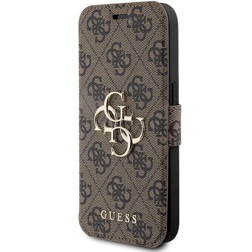 Guess 4G Metal Logo case for iPhone 15 Pro Max - brown, Guess 3666339194451 3666339194451