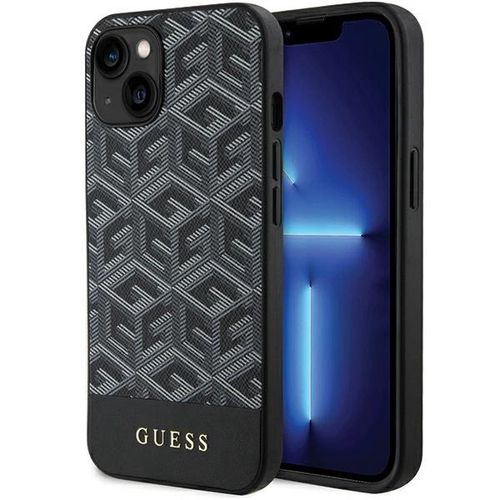 Guess GCube Stripes MagSafe case for iPhone 15 / 14 / 13 - black, Guess 3666339194703 3666339194703
