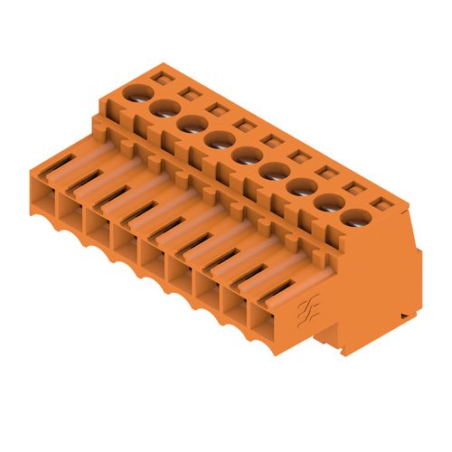 PCB plug-in connector (wire connection), 3.50 mm, Number of poles: 9, Clamping yoke connection Weidmuller 1597430000 04008190192006