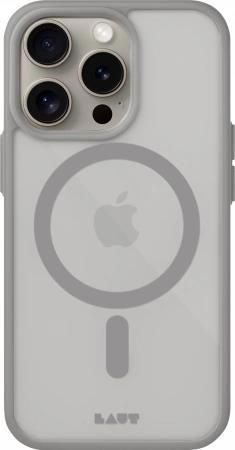 LAUT Huex Protect case with MagSafe for iPhone 15 Pro - gray, LAUT L_IP23B_HPT_GY L_IP23B_HPT_GY