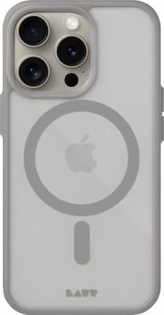 LAUT Huex Protect case with MagSafe for iPhone 15 Pro Max - gray, LAUT L_IP23D_HPT_GY L_IP23D_HPT_GY