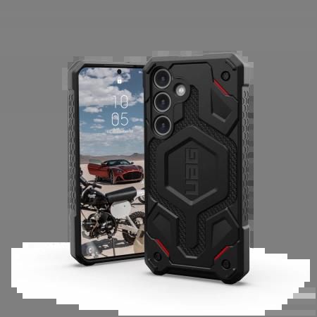 UAG Monarch case for Samsung Galaxy S24 - black kevlar, UAG 214411113940 214411113940