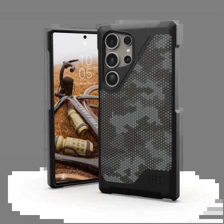 UAG Metropolis LT Magnet case for Samsung Galaxy S24 Ultra with magnetic module - black camouflage, UAG 214420113234 214420113234