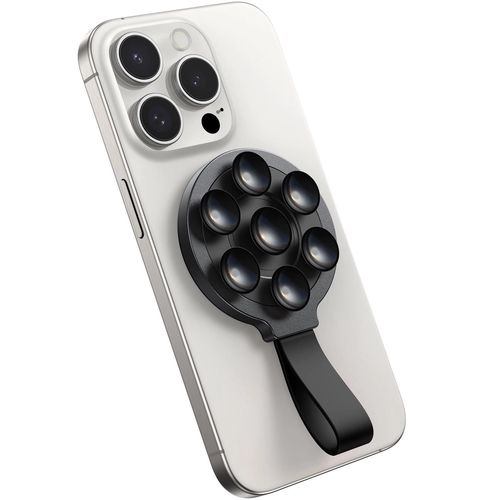 Joyroom JR-ZS393 magnetic phone holder with suction cups - black, Joyroom 6956116734817 6956116734817