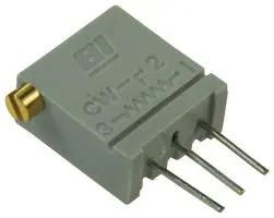 TRIMMER POTENTIOMETER, 10KOHM 20TURN THROUGH HOLE 67XR10KLF