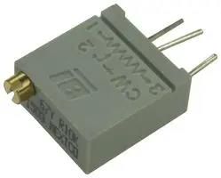 TRIMMER POTENTIOMETER, 10KOHM 20TURN THROUGH HOLE 67YR10KLF
