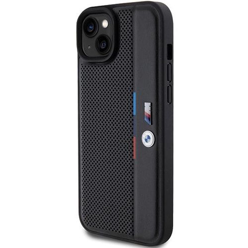 BMW Perforated Tricolor Line case for iPhone 15 / 14 / 13 - black, BMW 3666339234690 3666339234690
